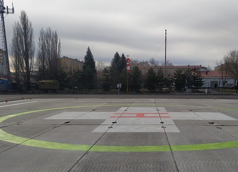 Вертолетная площадка для санавиации в Ставрополе наконец-то введена в эксплуатацию