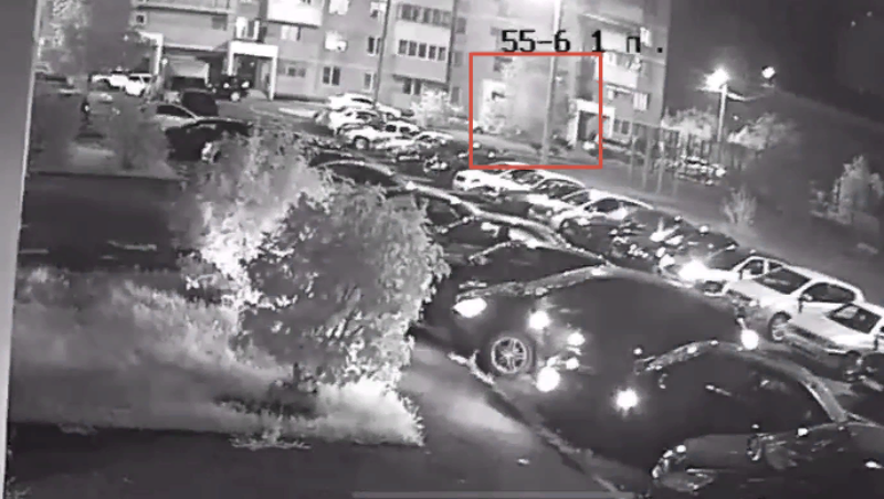Взрыв на военном городке в Ставрополе засняла камера видеонаблюдения