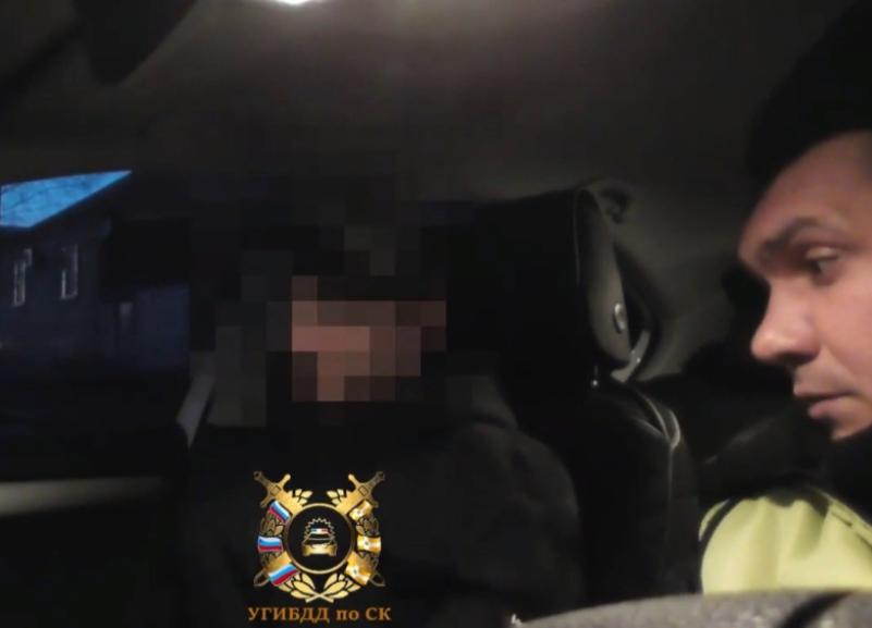 Пьяного гонщика без прав настигли полицейские на Ставрополье