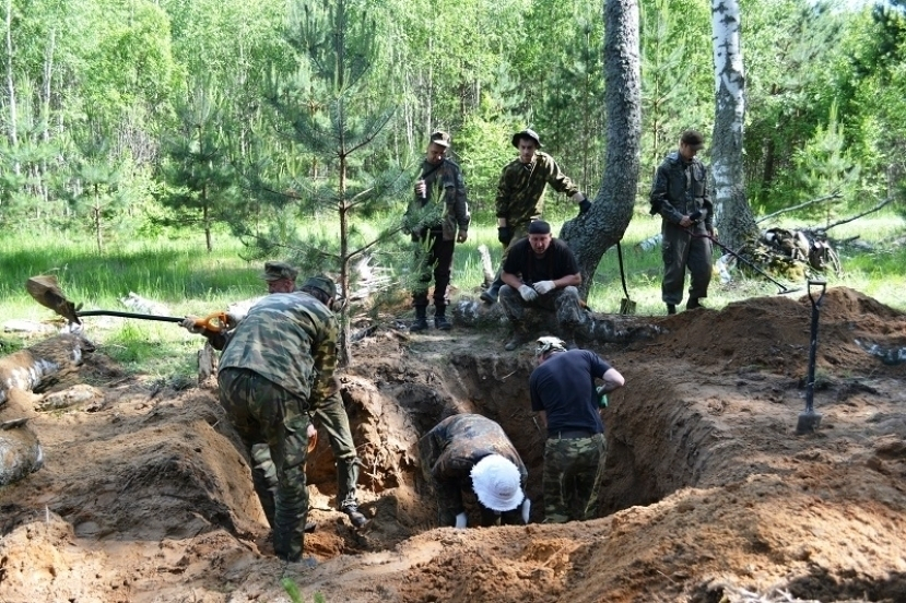 В Брянской области найдены останки солдата со Ставрополья