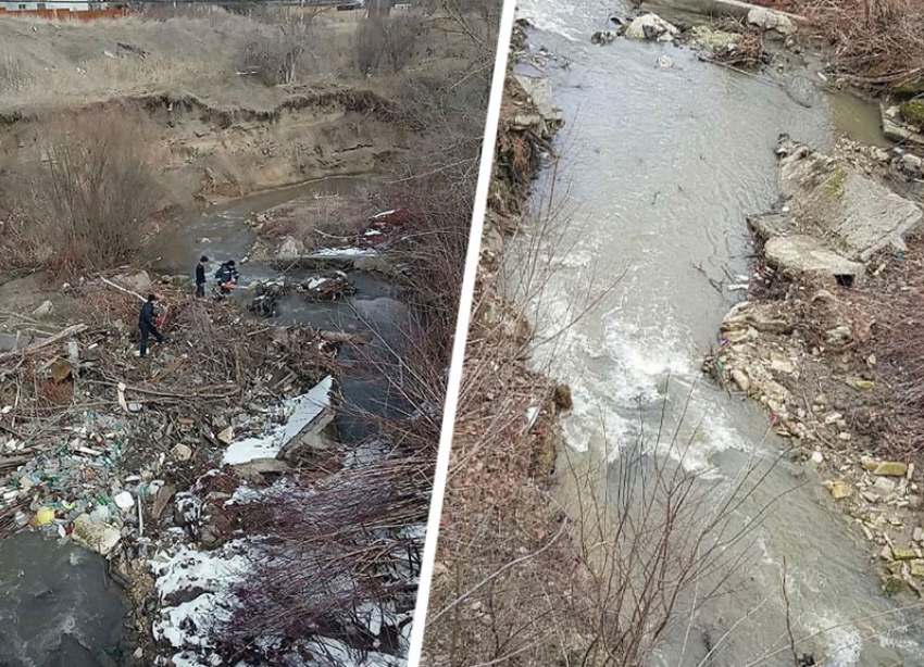 Кто убрал плотину мусора? Минприроды и администрация района в Ставрополе отрицают причастность к субботнику на Ташле