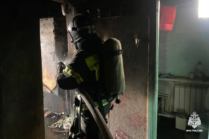 Во время пожара на Ставрополье погиб один человек