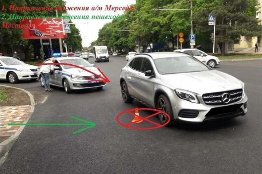 Ставропольчанка на Mercedes-Benz наехала на пятилетнюю девочку