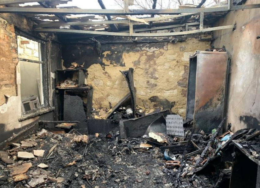 Пенсионер сгорел при пожаре на Ставрополье
