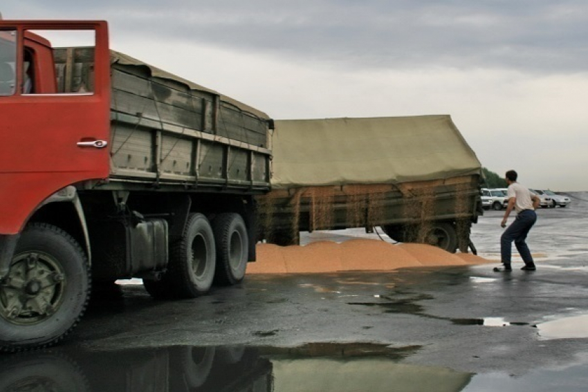 Водителя КамАЗа с головой засыпало тонной зерна на Ставрополье