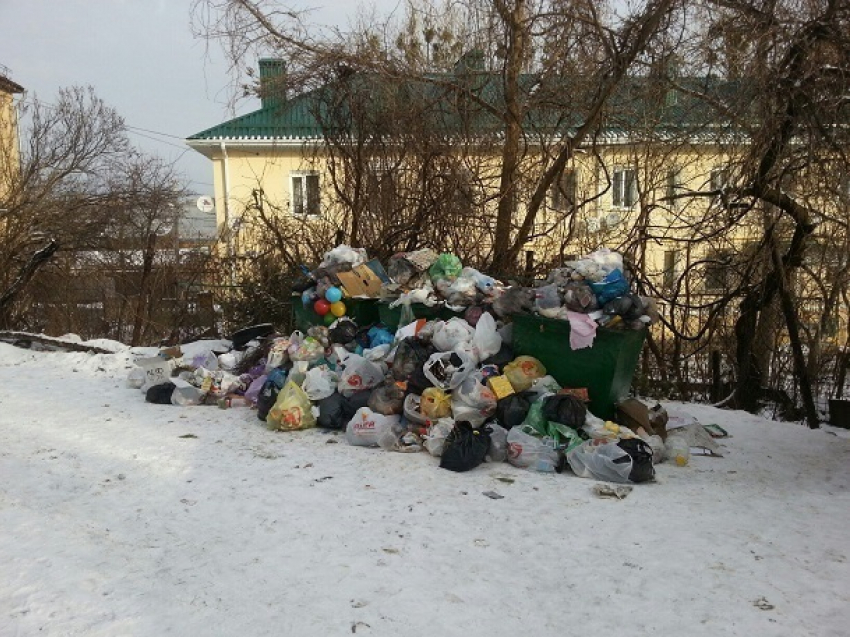 На плохую работу оператора по вывозу мусора пожаловались жители Ставрополя