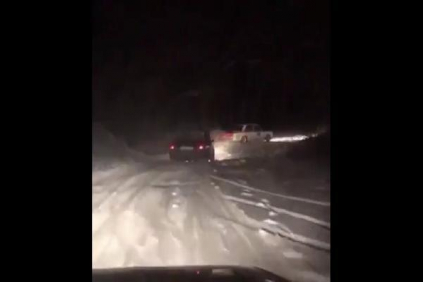 Ночной штурм Машука пятигорскими дрифтерами попал на видео