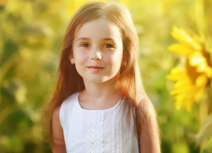 Первоклассница Александра Анненко в конкурсе «Самая чудесная улыбка ребенка 2020»