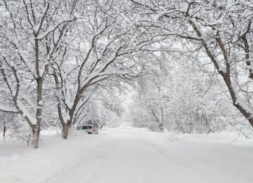 Снежный фронт приближается к Ставрополью 