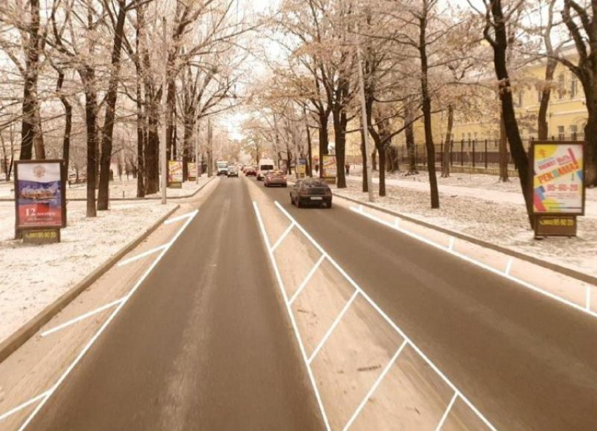 В Ставрополе урбанист предложил сузить дорожное полотно для создания велосипедных полос и островков безопасности