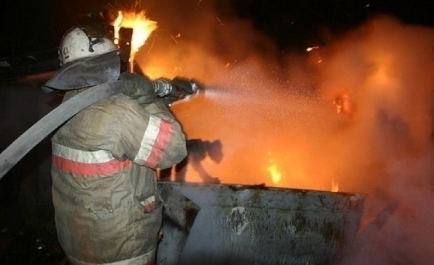 Сауна горела на окраине Ставрополя