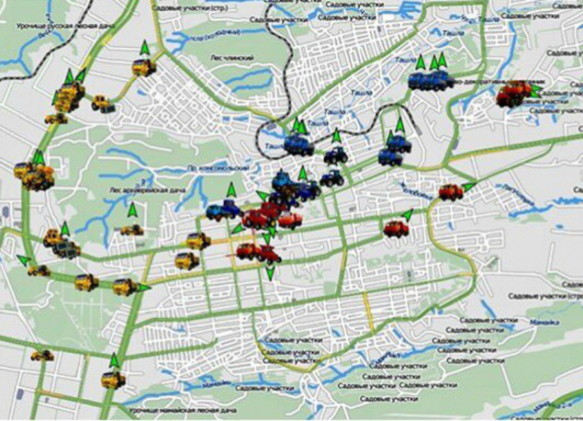 Теперь ставропольчане могут отслеживать перемещение коммунальных машин