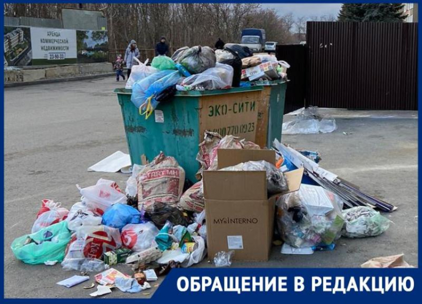 Срач и горы мусора: жители Чапаевки в Ставрополе пожаловались на регоператора «Эко-сити»