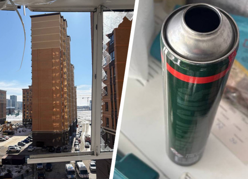 Несколько припаркованных автомобилей пострадали после взрыва в квартире на юге Ставрополя