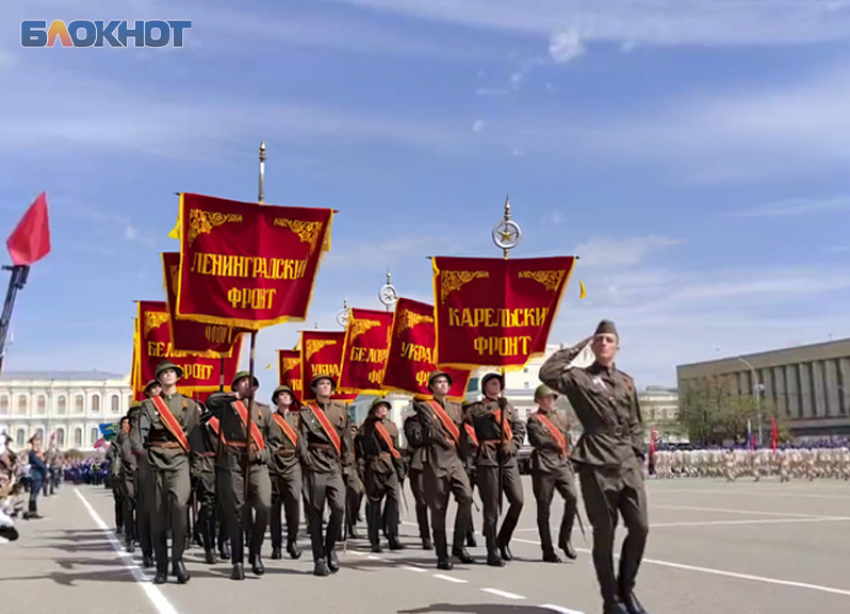 Военный парад начался в Ставрополе