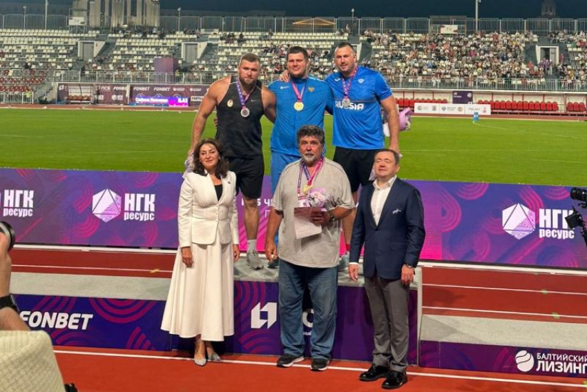 Золото и рекорд: ставропольский ядротолкатель стал чемпионом России в Казани