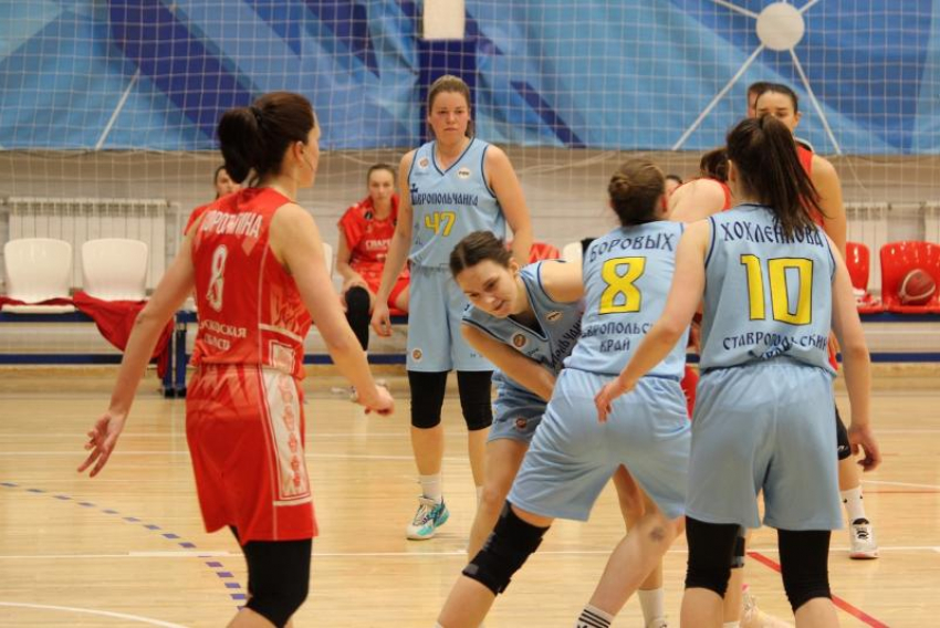 Баскетболистки «Ставропольчанки» гостеприимно встретили девушек из Ногинска