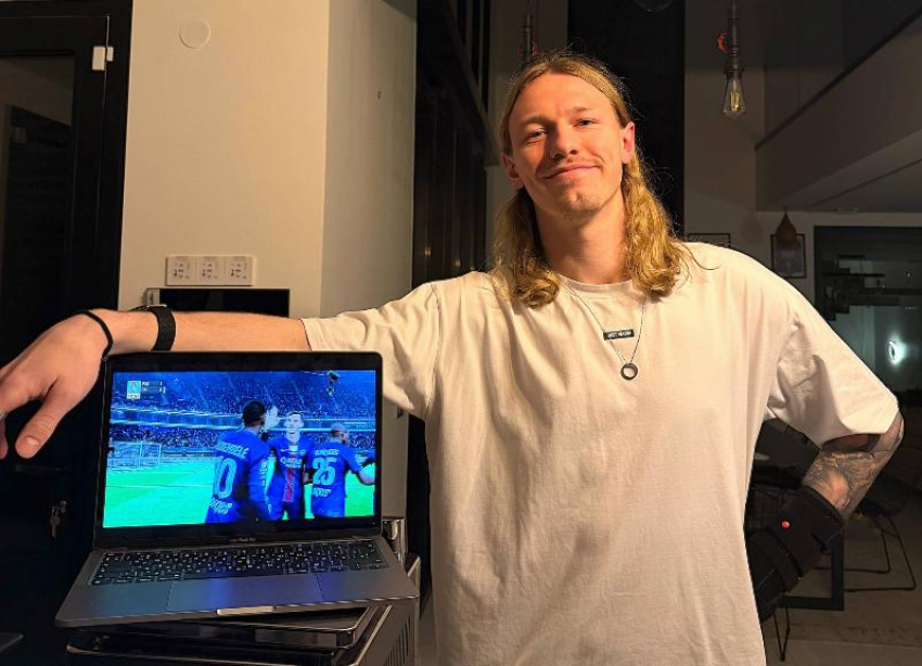 Ставропольский вратарь Сафонов похвастался на французском телевидении сертификатом олимпиады «Кенгуру»