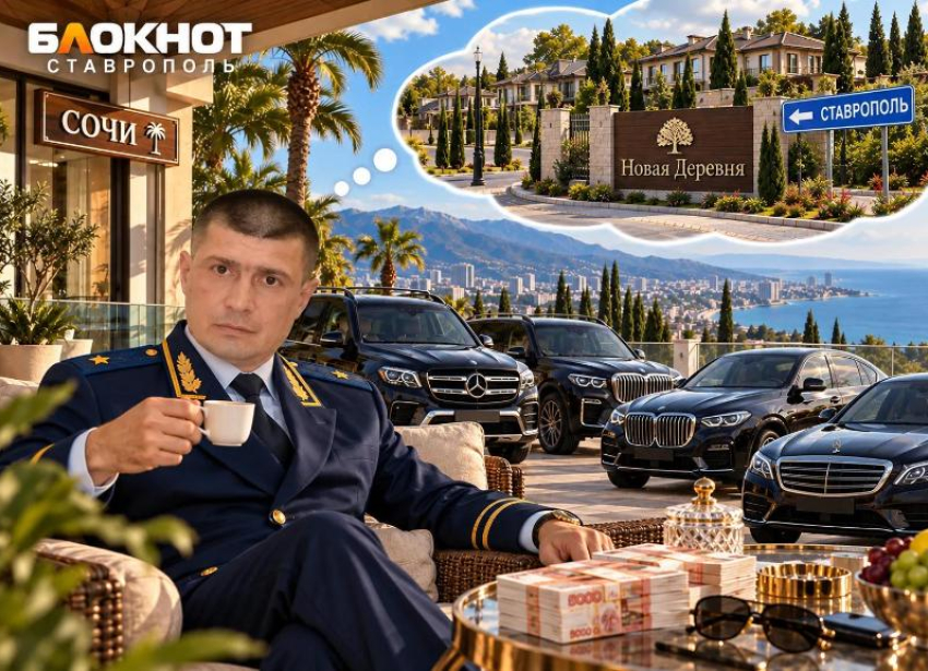 Особняк в Сочи, дорогие иномарки и связь с бывшим мэром: как экс-замглавы МВД Ставрополья «заработал» 1,3 миллиарда 
