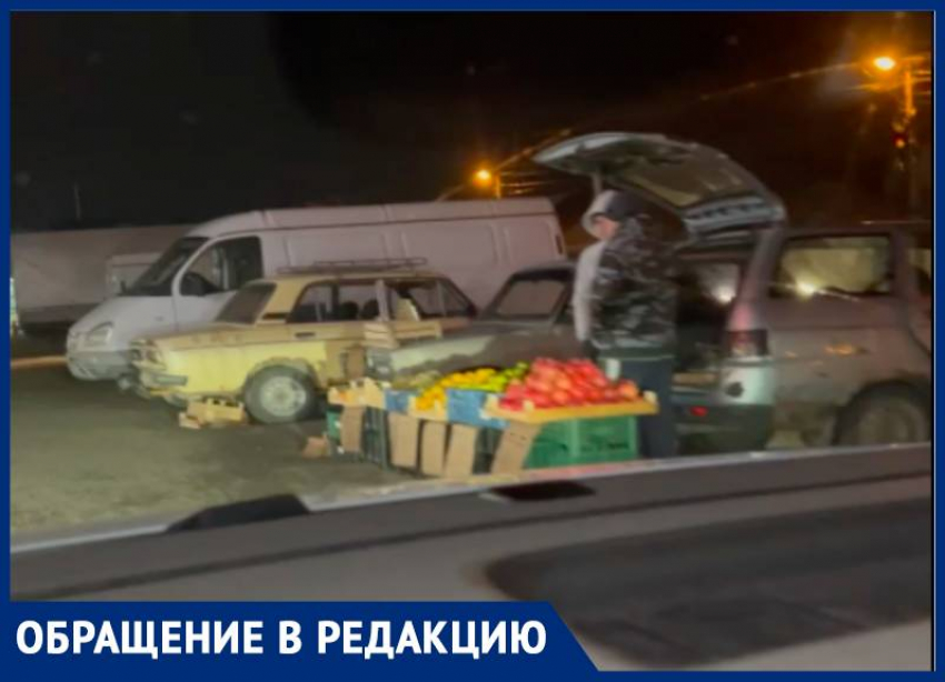 Торговцы на севере Ставрополя заполонили парковку грузовыми машинами