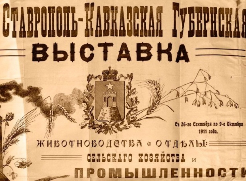 Календарь: 108 лет назад в Ставрополе открылась первая выставка животноводства