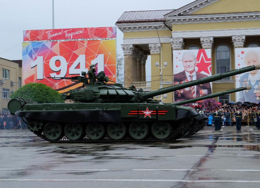 В Ставрополь на парад Победы приедут танки с резиновыми накладками на гусеницах