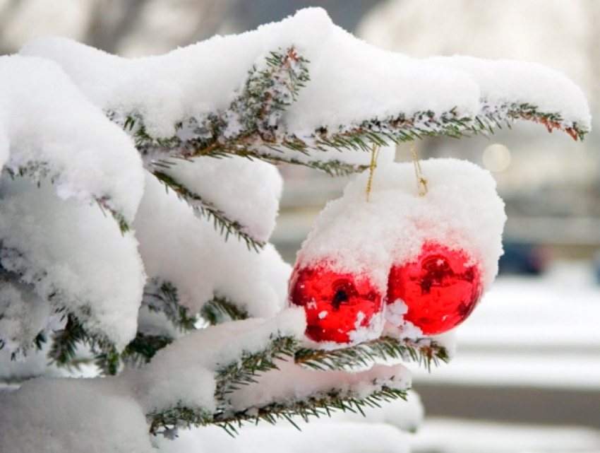 Новогоднюю ночь ставропольцы встретят под снегом
