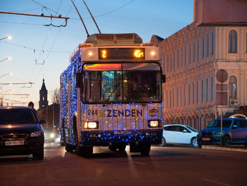 Движение троллейбусов в Ставрополе будет круглосуточным в новогоднюю ночь 