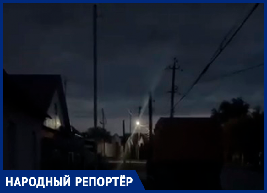 Жители Михайловска пожаловались на отсутствие работающих фонарей на улицах города