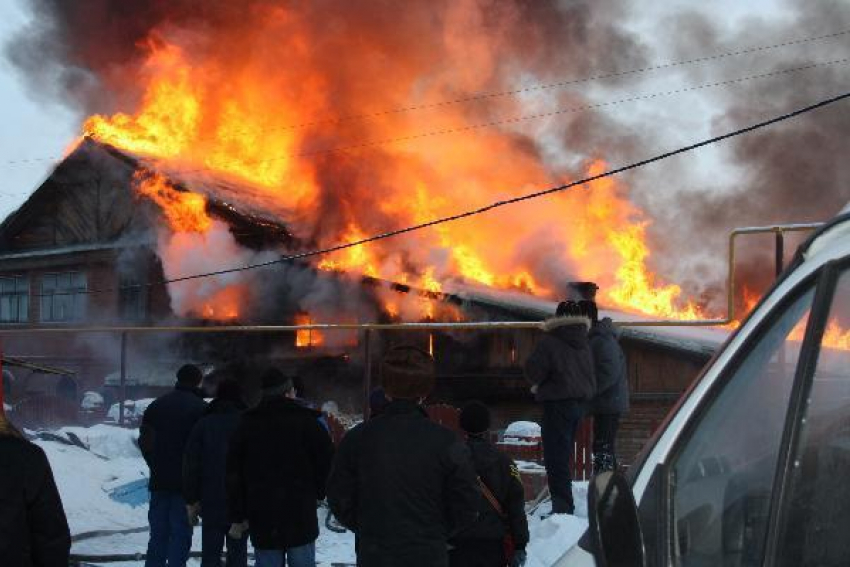 Монах пострадал при пожаре в Ставрополе