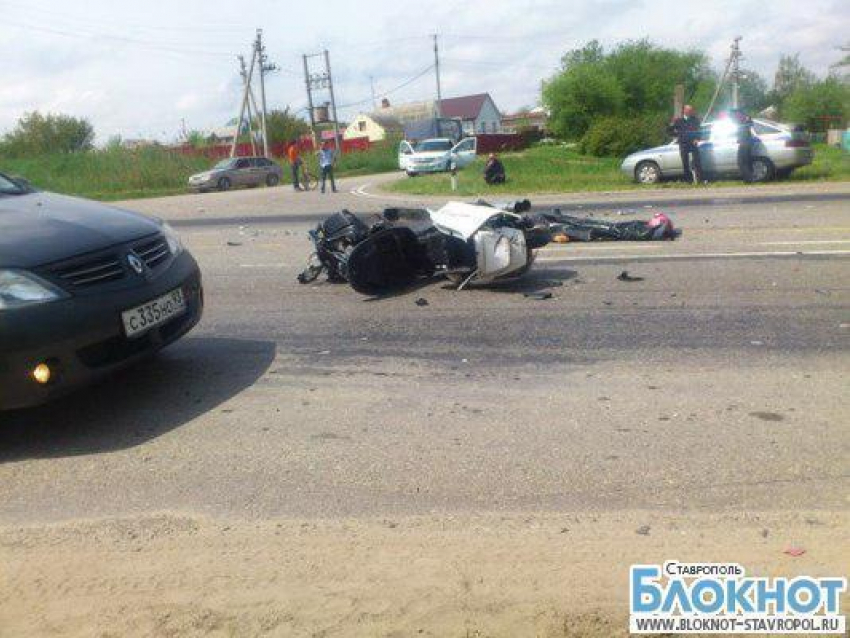 Стали известны подробности гибели мотоциклиста на Ставрополье, рассказанные очевидцами