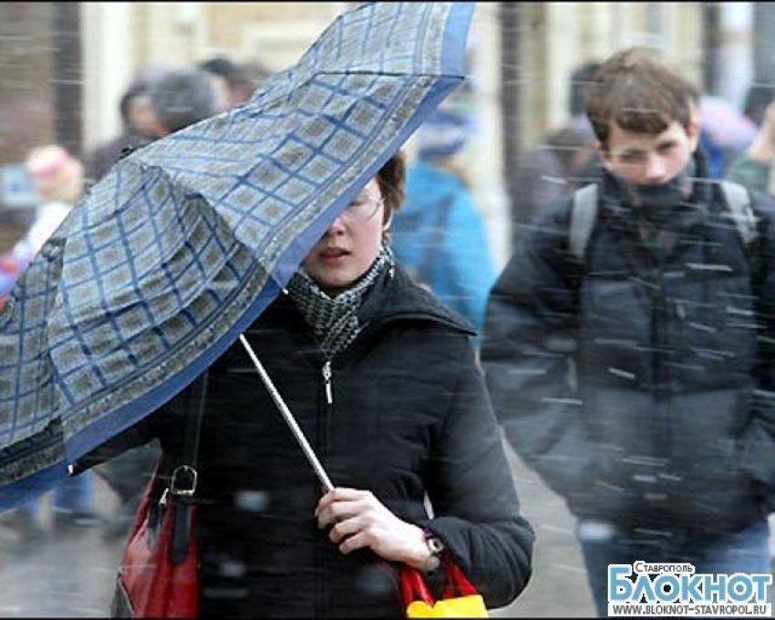 В ближайшие сутки на Ставрополье сохранится сильный ветер