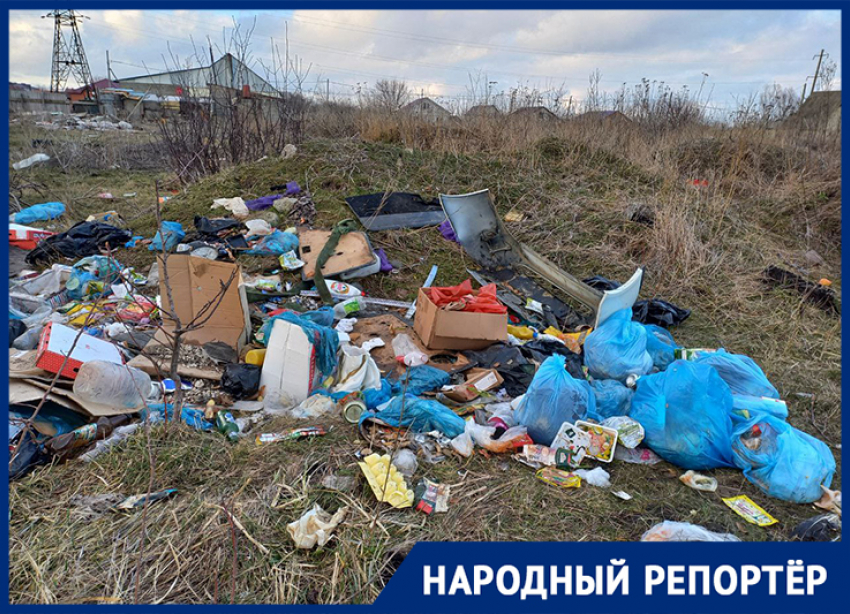 В Михайловске снова мусорно: ставрополец поделился кадрами стихийной свалки