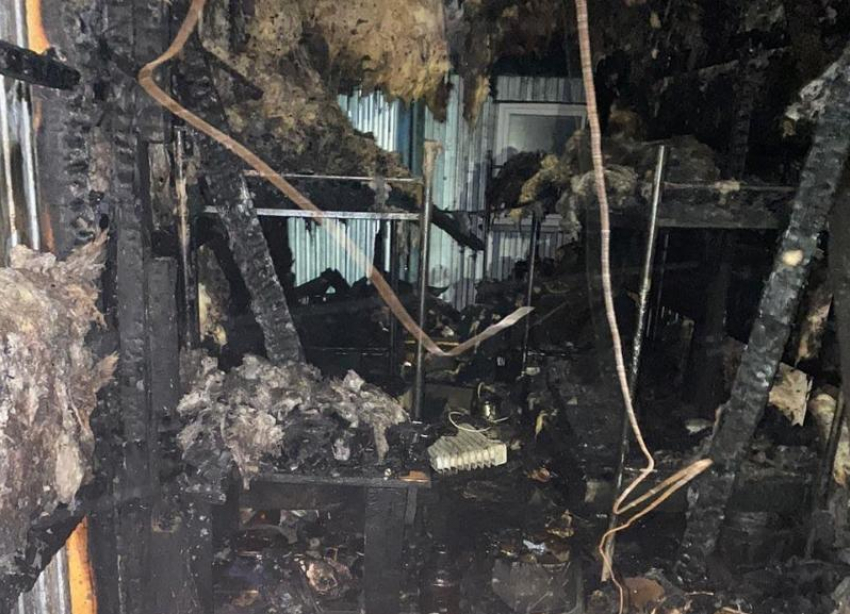 На Ставрополье мужчина погиб в пожаре в строительном городке