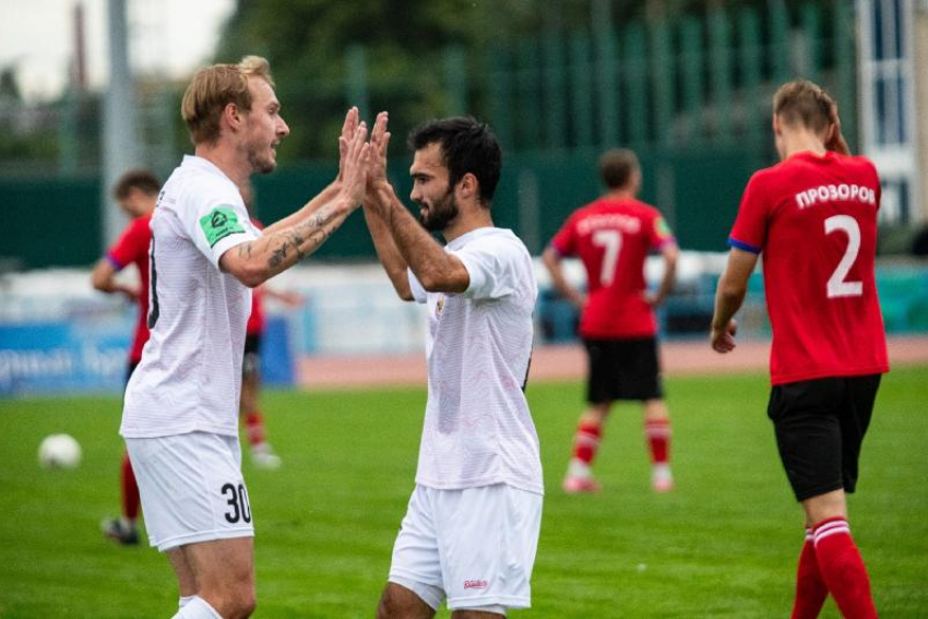 Футболисты пятигорского «Машука-КМВ» по итогам кавминводского дерби отпраздновали вторую победу