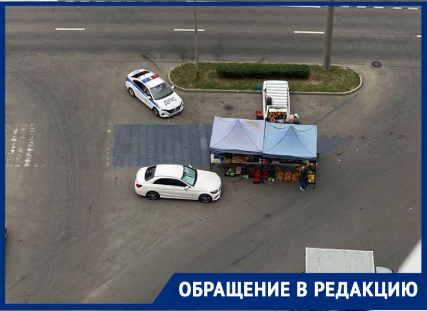 В Ставрополе торговцы внагляк закрасили пешеходный переход: что им за это будет 