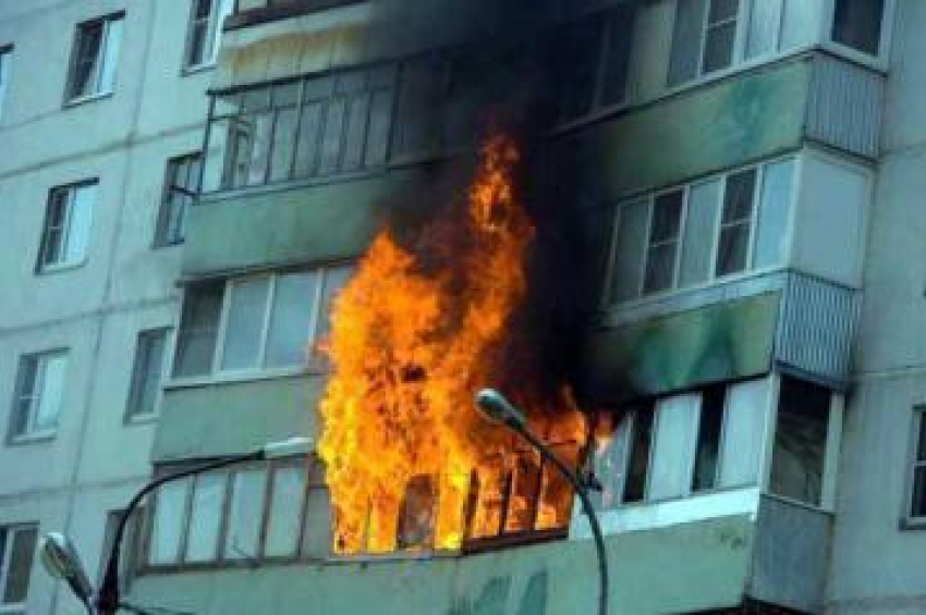 В Ставрополе произошел пожар в многоэтажке