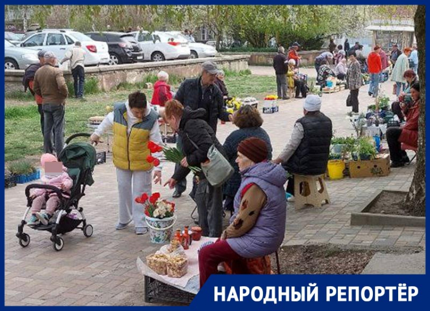 Стихийный рынок на Тухачевского в Ставрополе разрастается несмотря на проверки мэрии