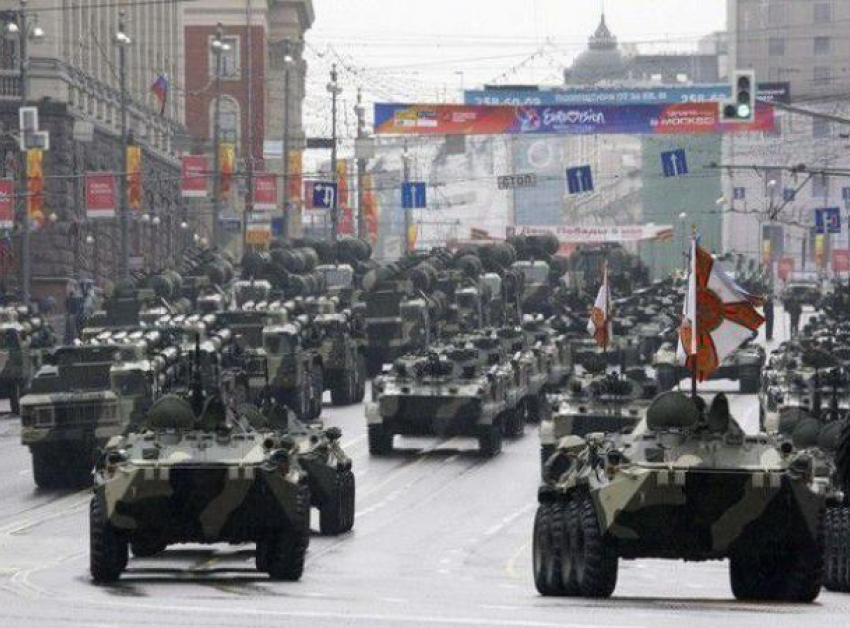 Улицы перекроют для репетиции парада с военной техникой в Ставрополе