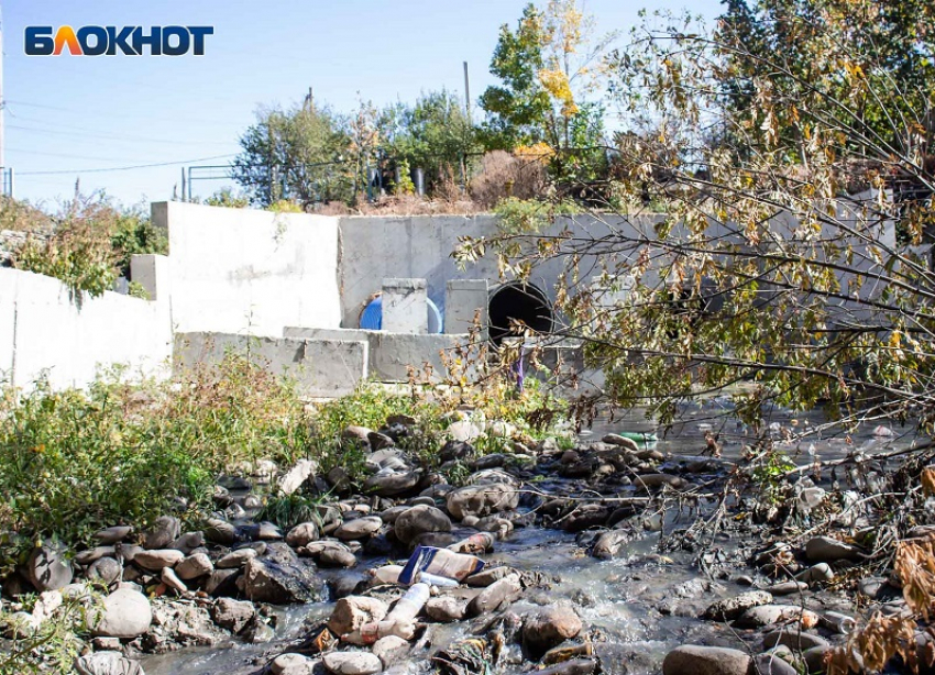 Администрация Ставрополя устроила сброс сточных вод в реку Грушевую
