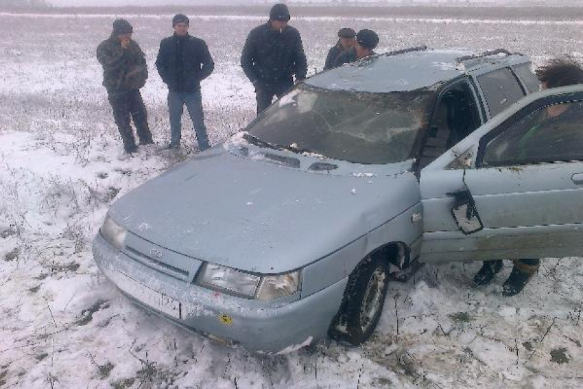 Неопытная автомобилистка слетела с трассы на Ставрополье