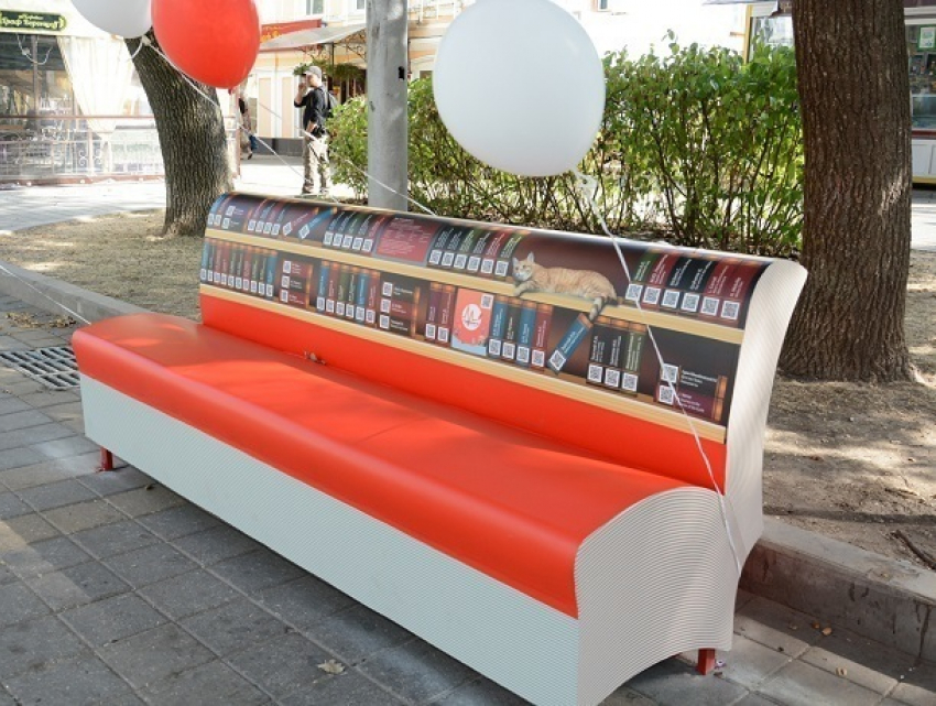 Улицы Ставрополя в преддверии Дня города украсили «литературные» скамейки 