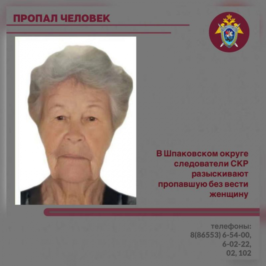 Пропавшую три дня назад 75-летняя пенсионерку продолжают искать на Ставрополье