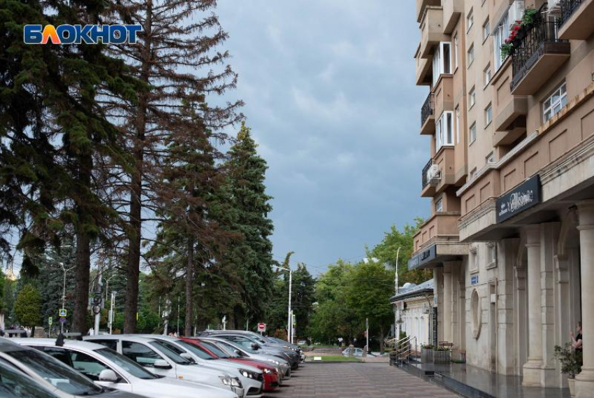 Дождь с грозой и ожидается в Ставрополе в среду