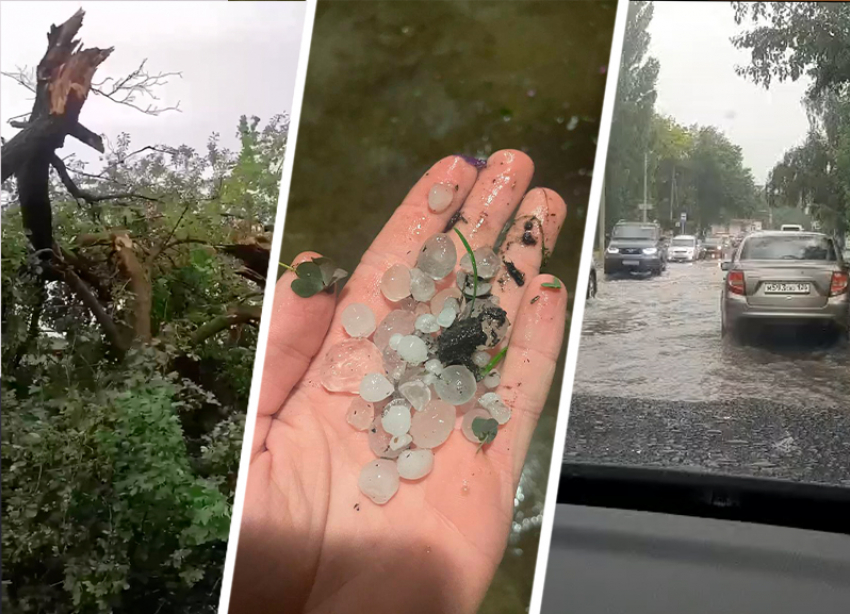 Град, затопления и поваленные деревья: как Ставрополье пережило очередное штормовое предупреждение