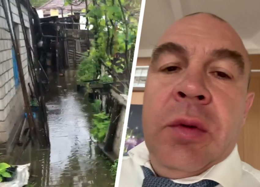 «Бог так сделал, что нам нужна сегодня вода»: мэр Невинномысска объяснил затопленные улицы после ливней