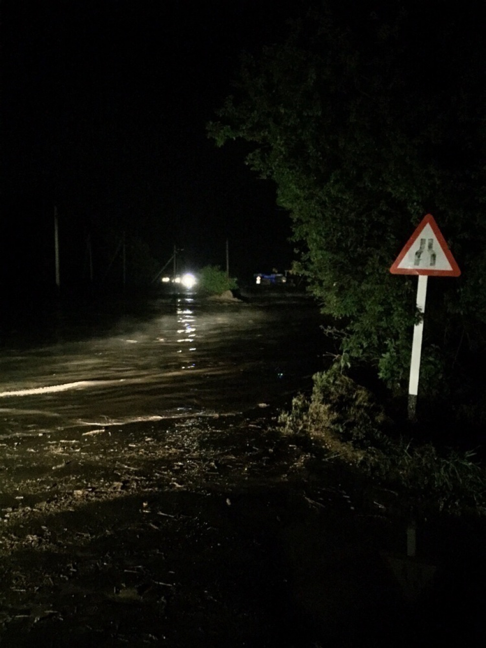 В Буденновском районе Ставрополья закрыли дорогу из-за сошедшего селя